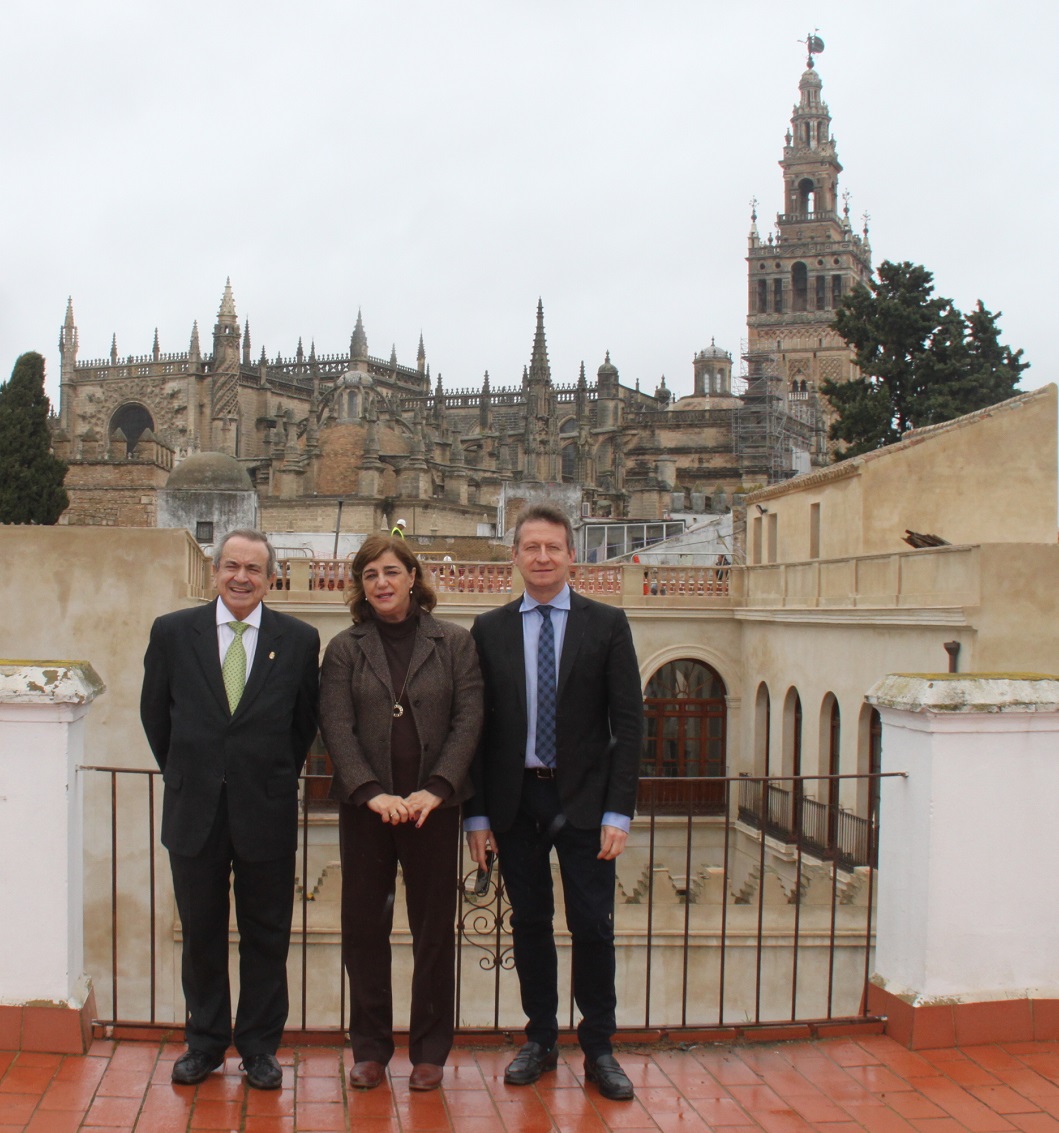 Emilio Lora Tamayo Encarna Aguila y Fernando Saavedra 14 marzo 2018 UIMP Sevilla